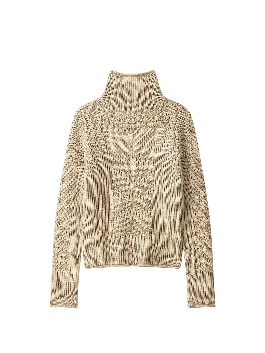 Khaki Texture Sweater