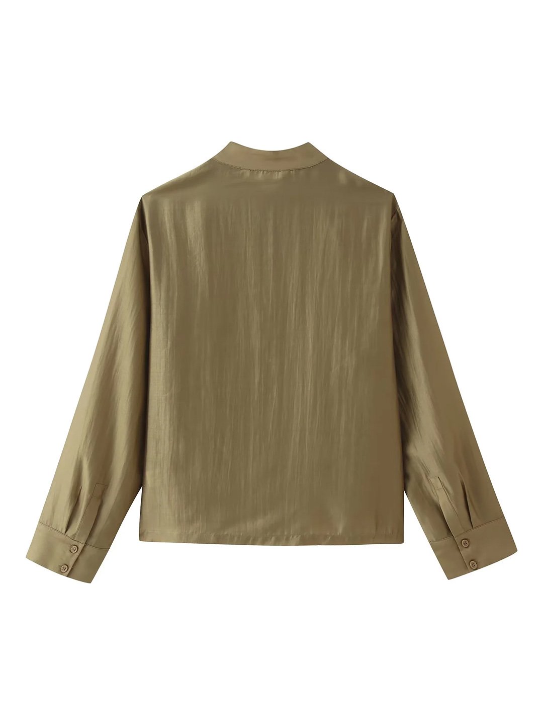 Mustard Solid Long Sleeves Relaxed Shirt
