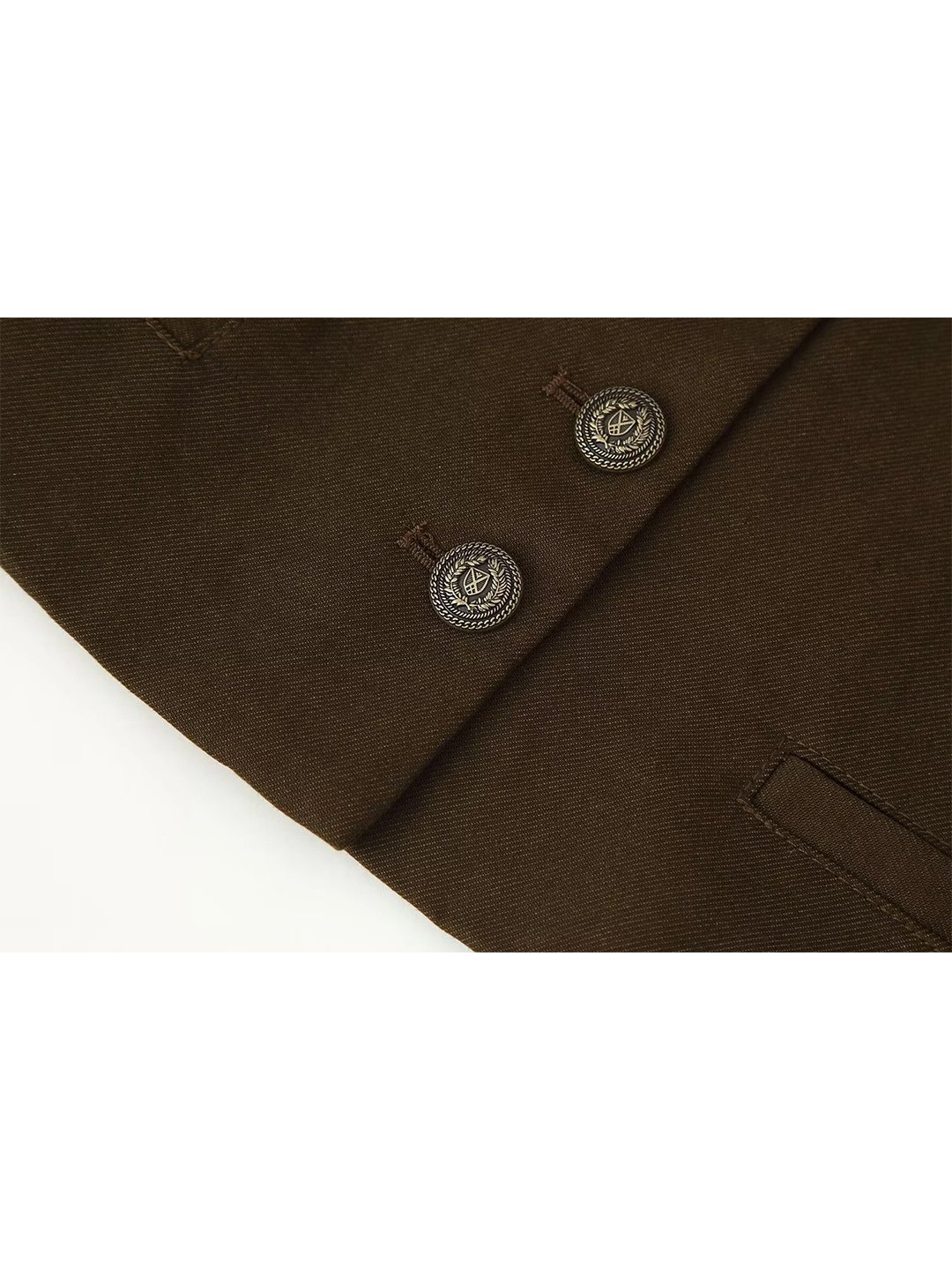 Green Solid Regular Utility Jacket