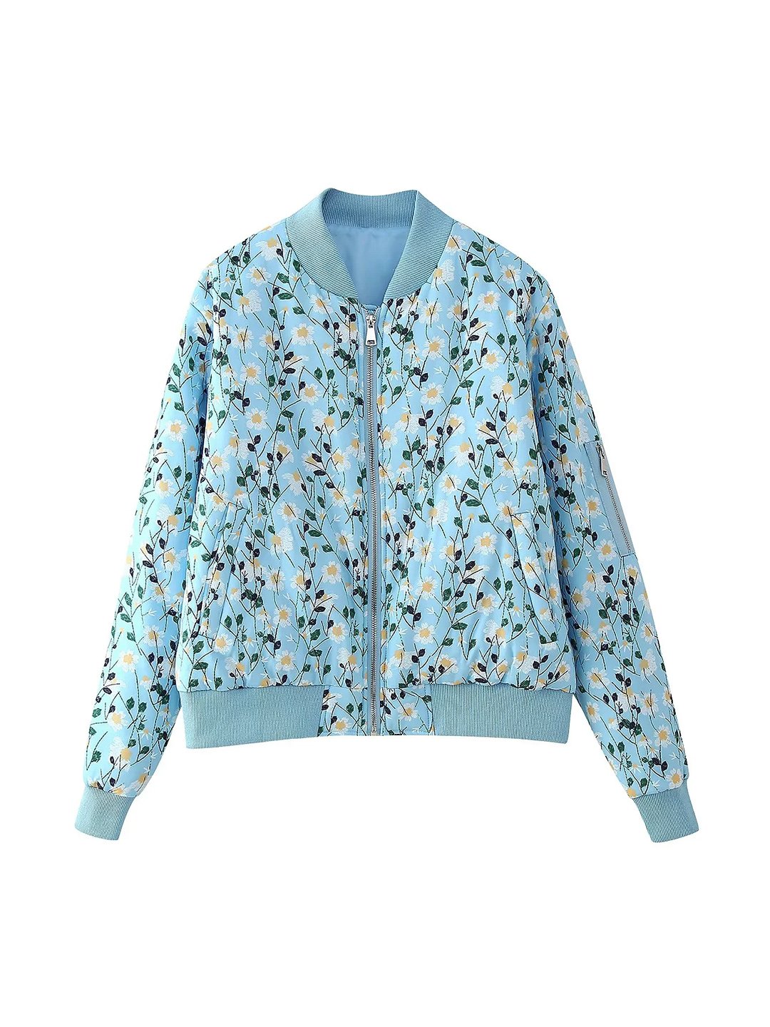 Multi Printed Regular Bomber Jacket