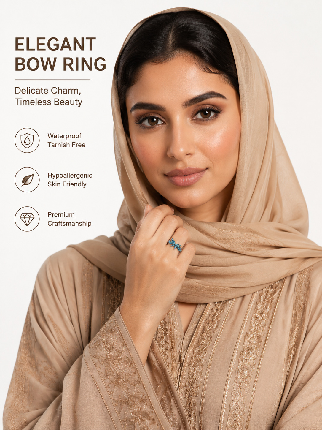 Blue Ribbon Ring