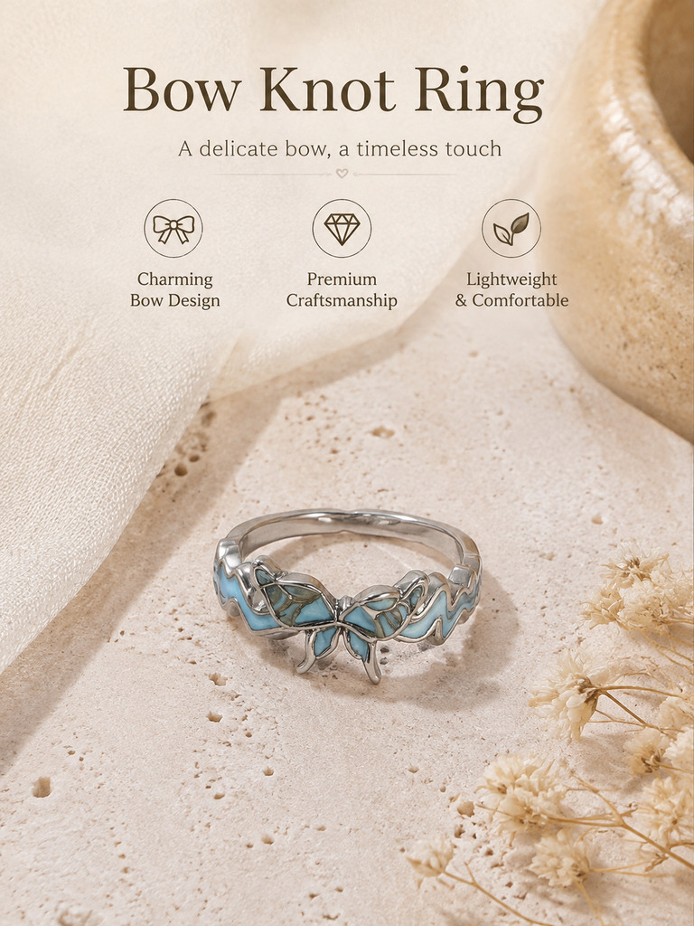 Blue Ribbon Ring
