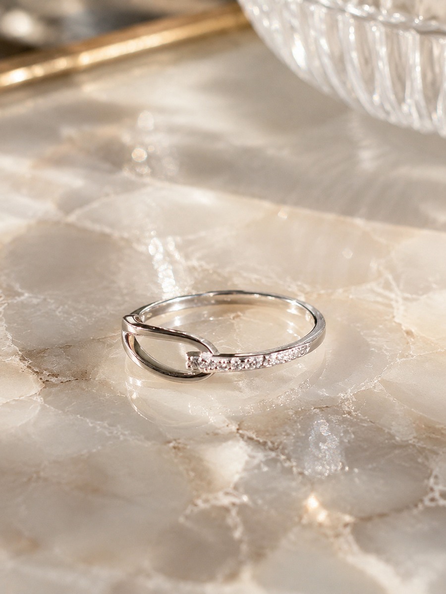 Silver Linked Ring