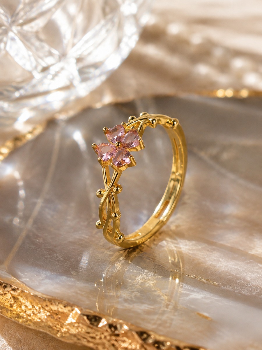Pink Blossom Ring