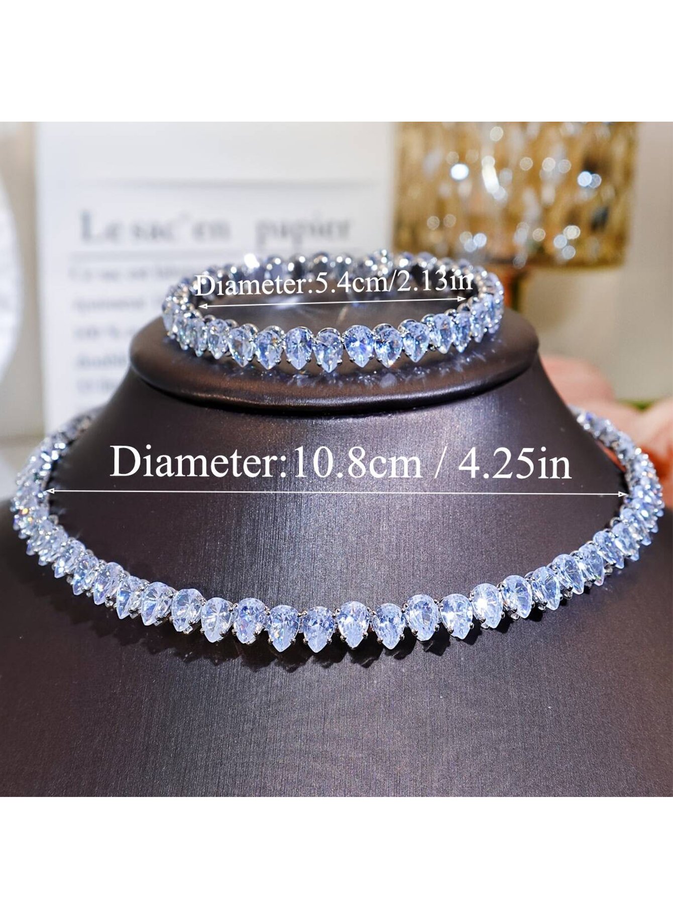 Silver Solid Necklace and Bracelet Set