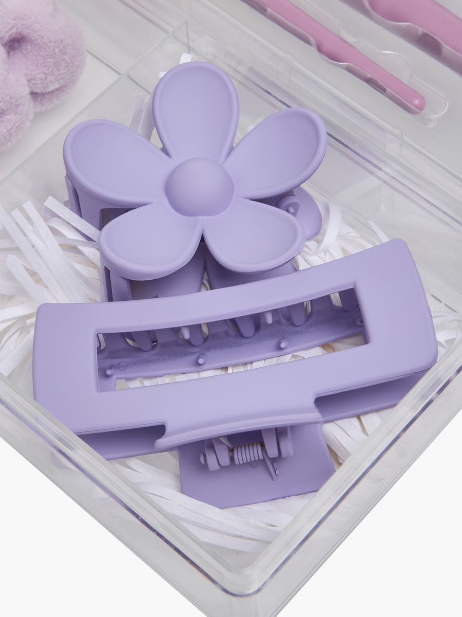 Assorted Makeup Accessory Set with Tiered Organiser