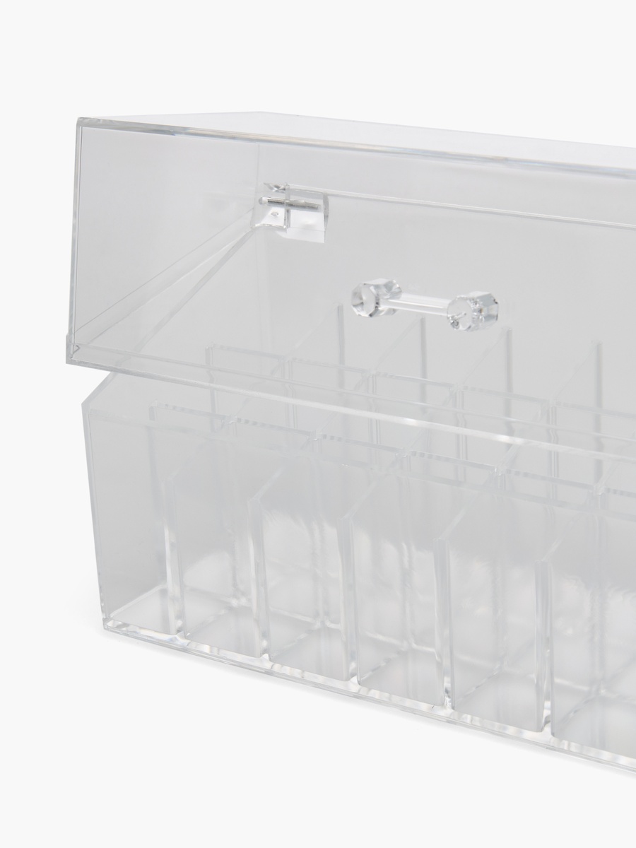Lipstick 24-Compartment Organizer with Lid