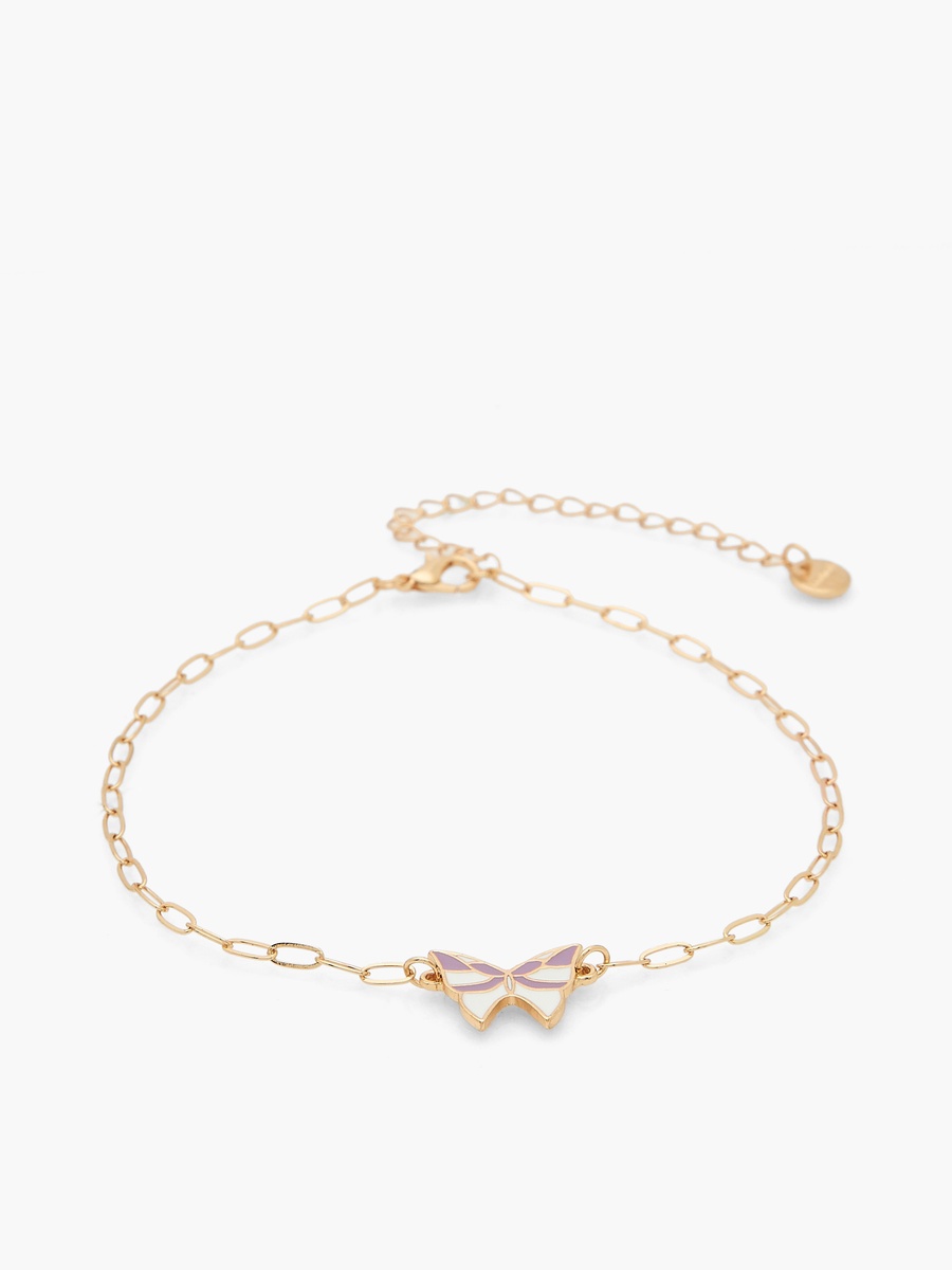 Pack of 3 Gold Tone Embellished Anklet