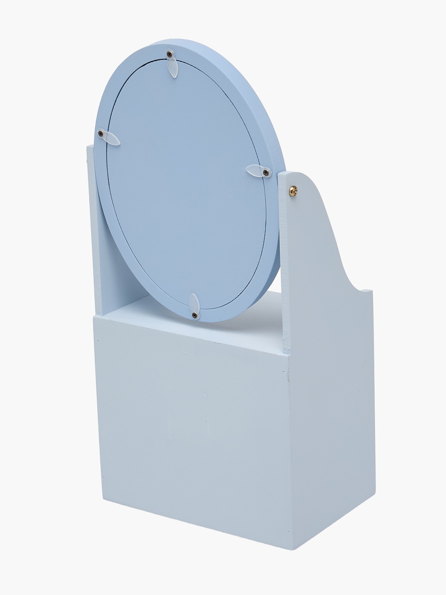Jewellery Organizer with Daisy Print and Mirror - 18x5x15 cms