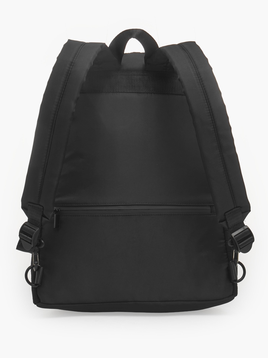 Checked Printed Backpack with Adjustable Shoulder Straps