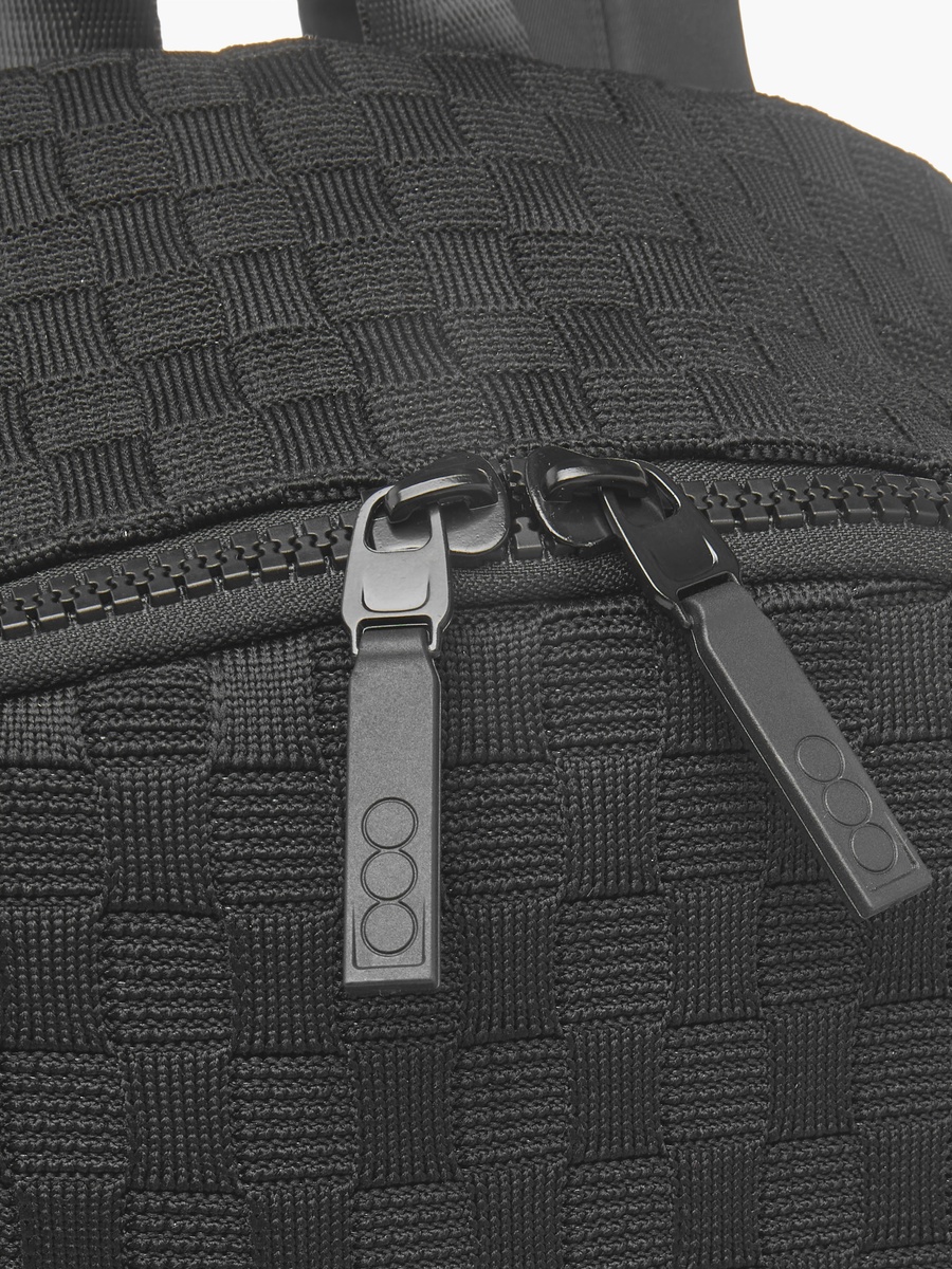 Checked Printed Backpack with Adjustable Shoulder Straps