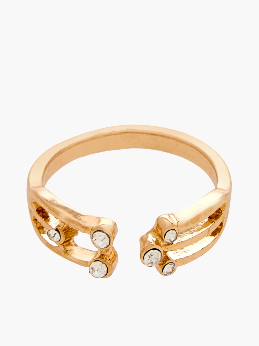 Set of 6 - Assorted Gold Tone Ring