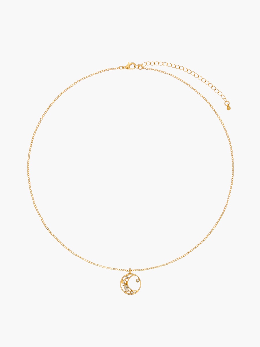 Set of 2 - Gold Tone Necklace with Pendant