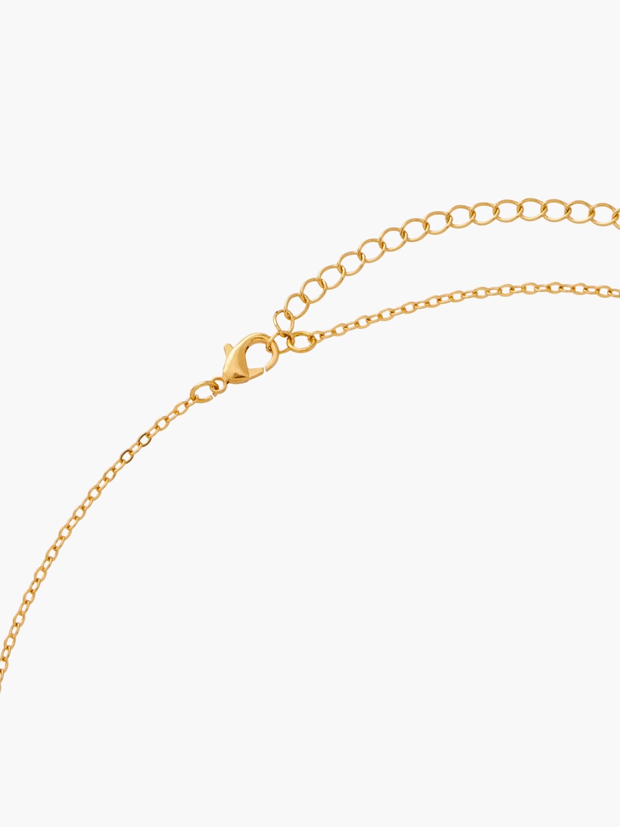 Set of 2 - Gold Tone Necklace with Pendant