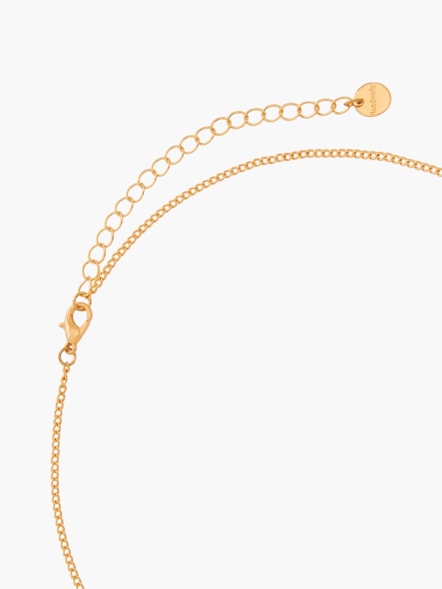 Pack of 2 Gold Tone Necklace with Bear Design