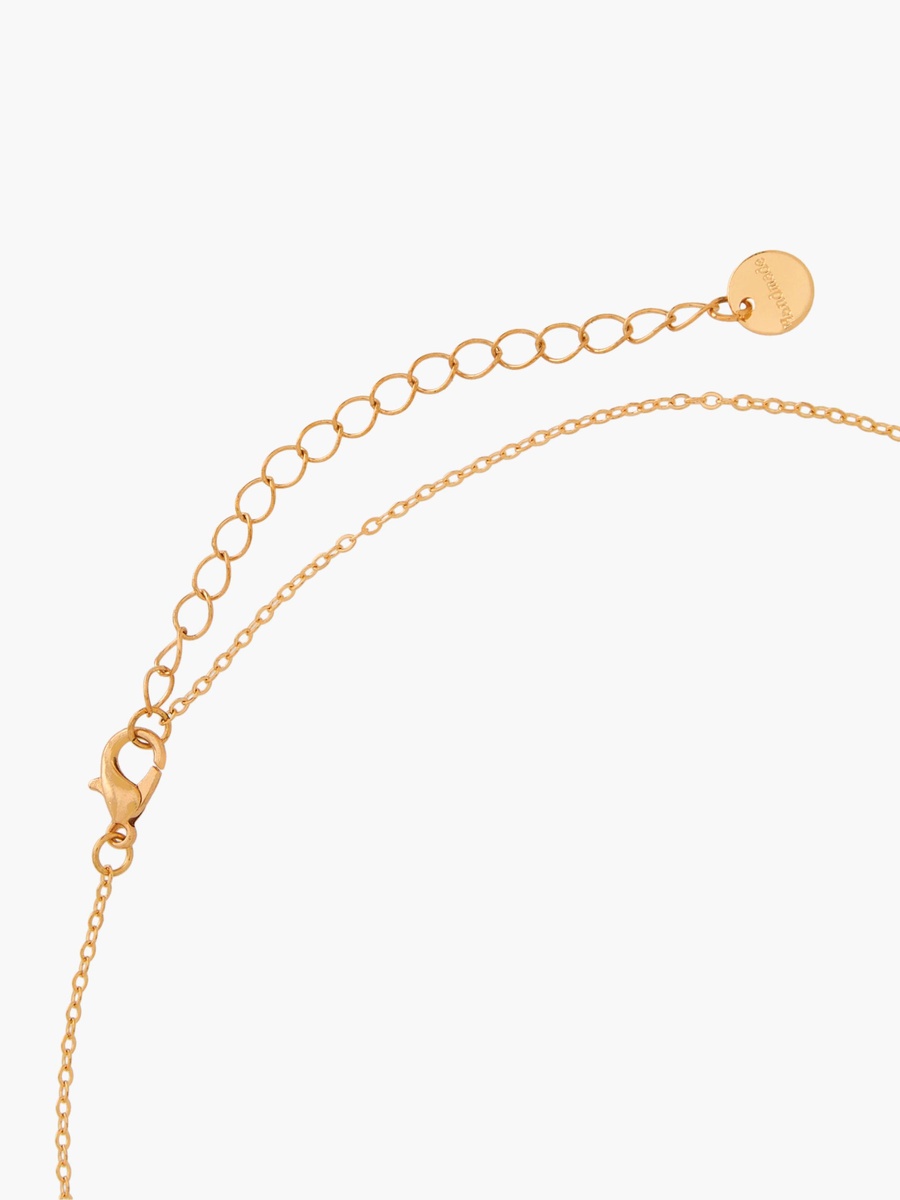 Pack of 2 Gold Tone Necklace with Heart Pendant