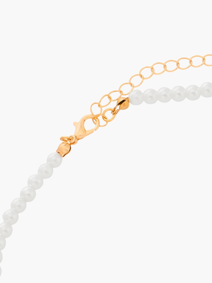 Set of 2 - Metallic Necklace with Assorted Design