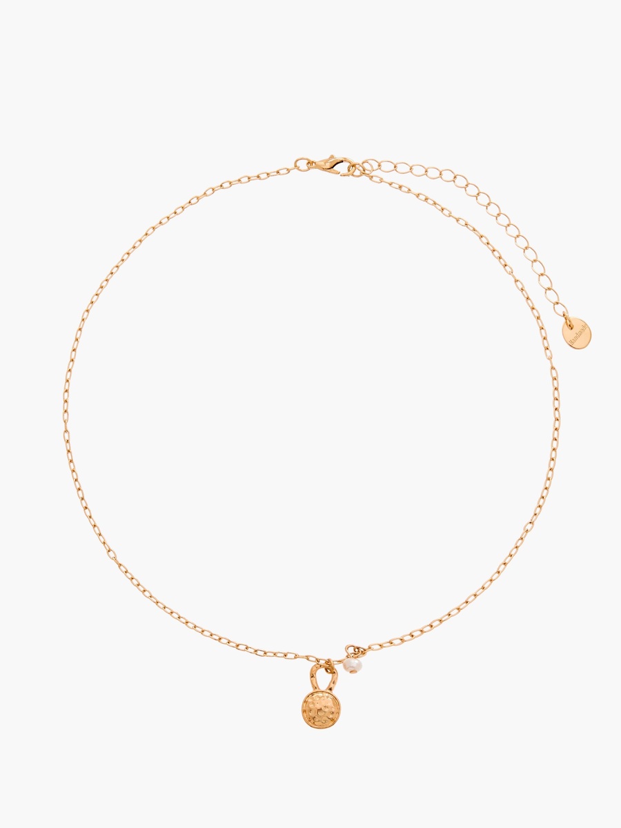 Pack of 2 Gold Tone Necklace with Heart Pendant