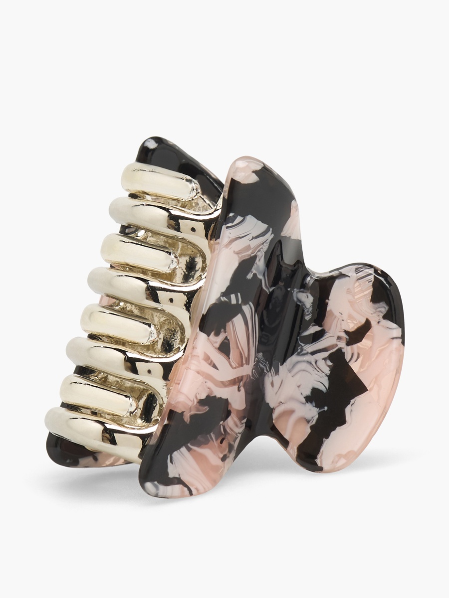 Pack of 3 Curved Hair Clamps with Assorted Design