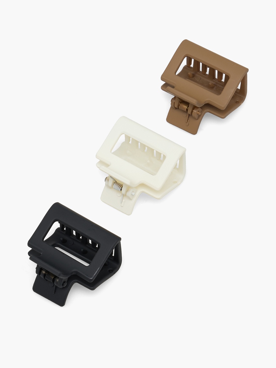 Pack of 3 Square Hair Clamps