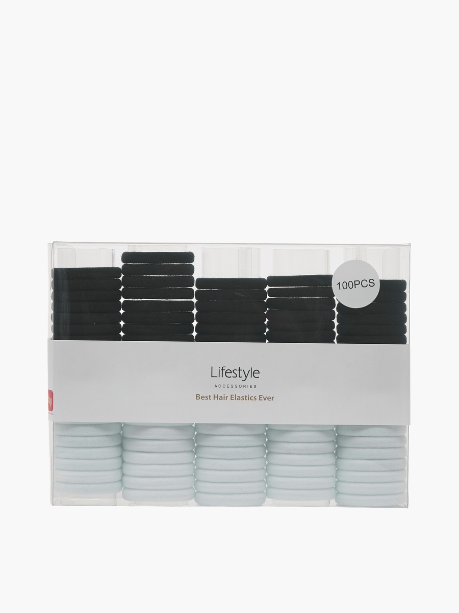 Pack of 100 Elastic Hair Tie