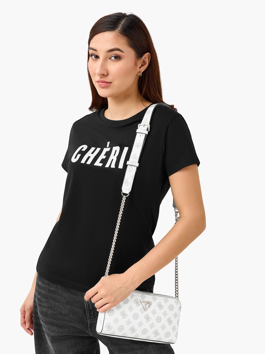 Eco Erica Printed Crossbody Bag with Chain Strap