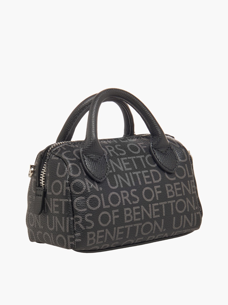 Printed Crossbody Bag with Top Handles