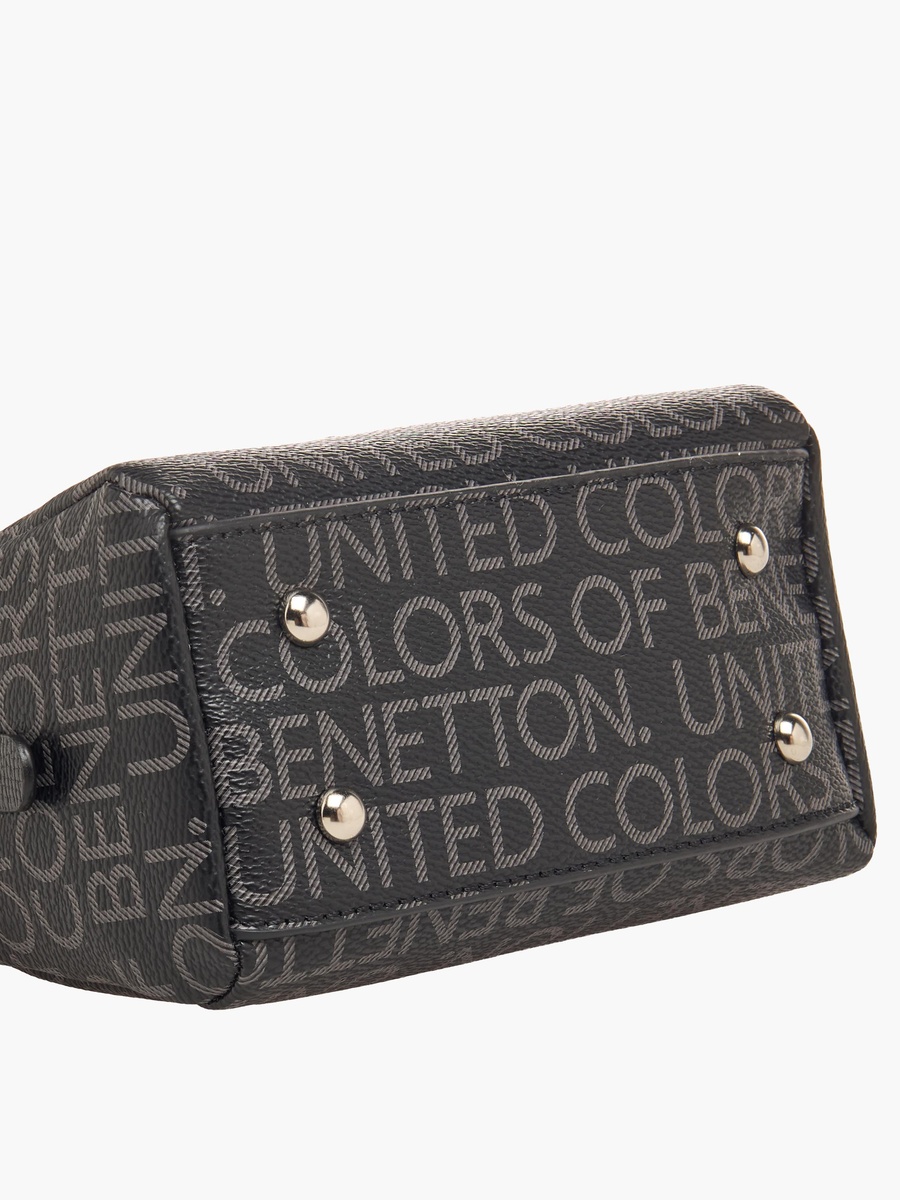 Printed Crossbody Bag with Top Handles