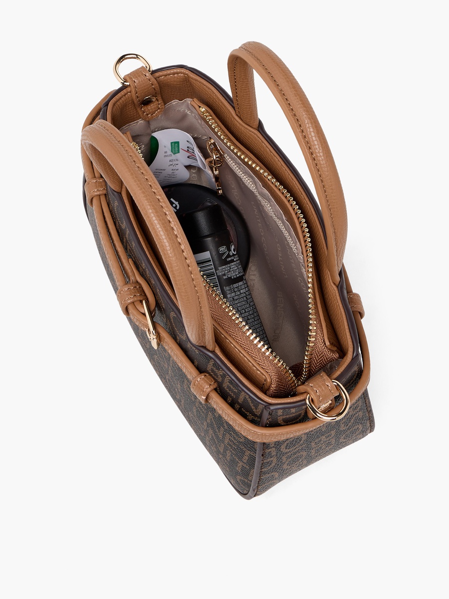 Printed Crossbody Bag with Adjustable Strap