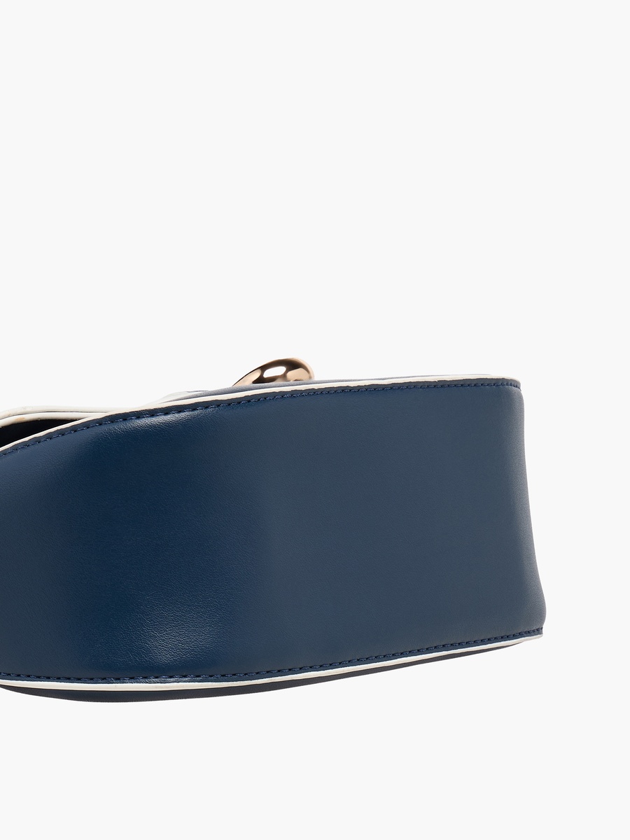 Solid Crossbody Bag with Adjustable Strap