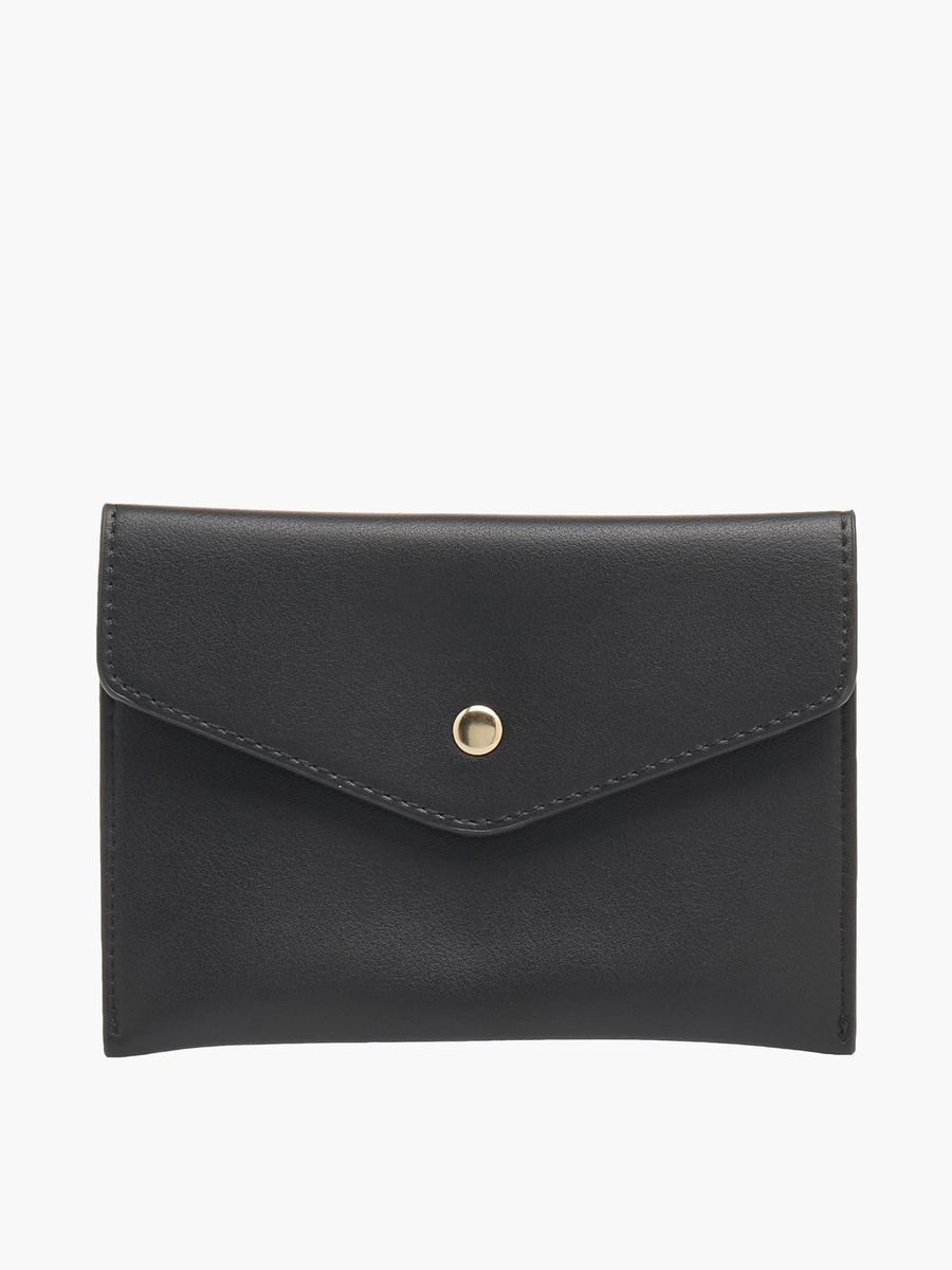 Solid Crossbody Bag with Pouch