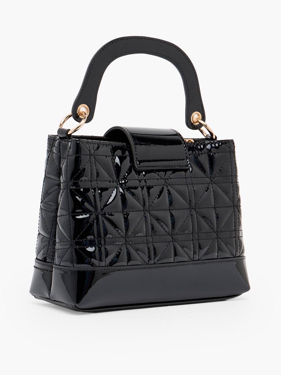 Quilted Crossbody Bag with Chain Strap