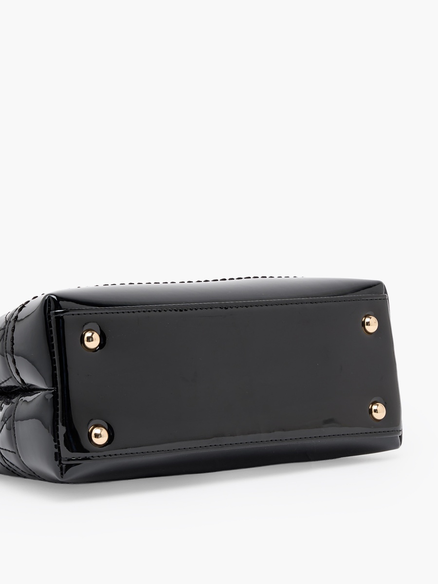 Quilted Crossbody Bag with Chain Strap