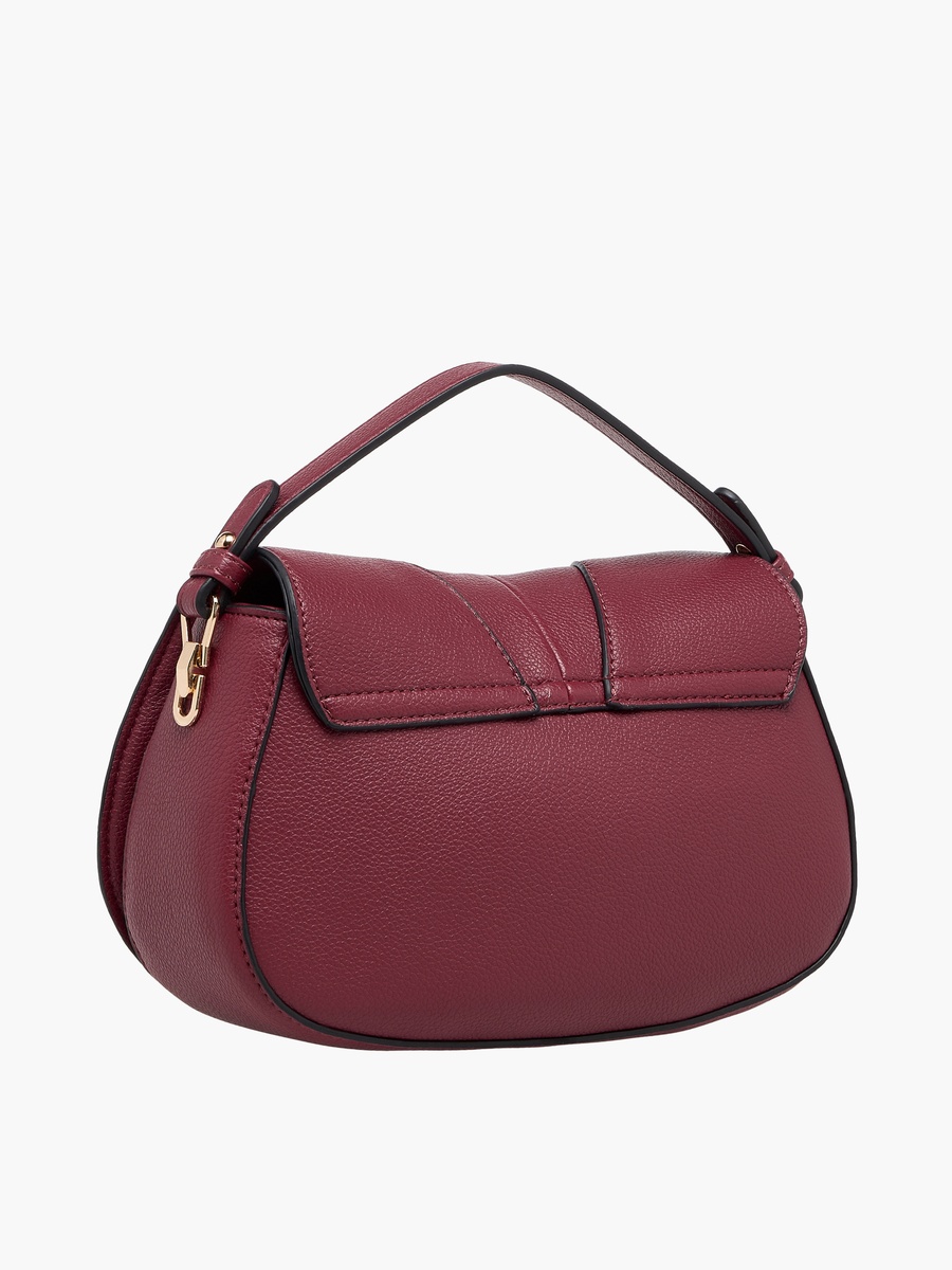 Textured Crossbody Bag with Adjustable Strap