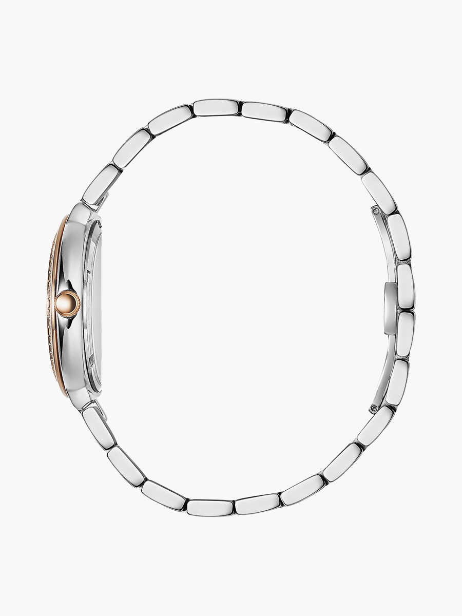 Women Analog Round 34 MM Metal Closed Band Watch | 00ASS004N025