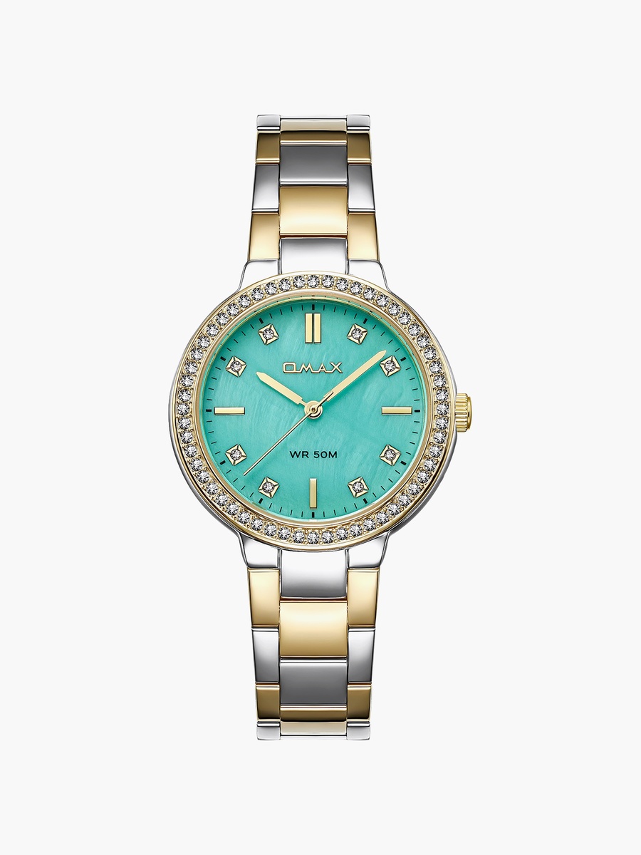 Women Analog Round 34 MM Metal Closed Band Watch | 00ASS004T009