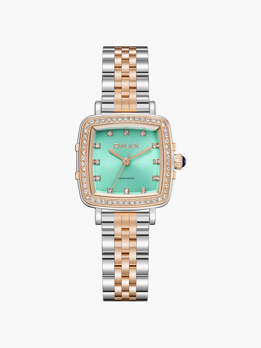 Women Analog Square 25 MM Metal Clasp Watch | SQ-CS014CTSS4