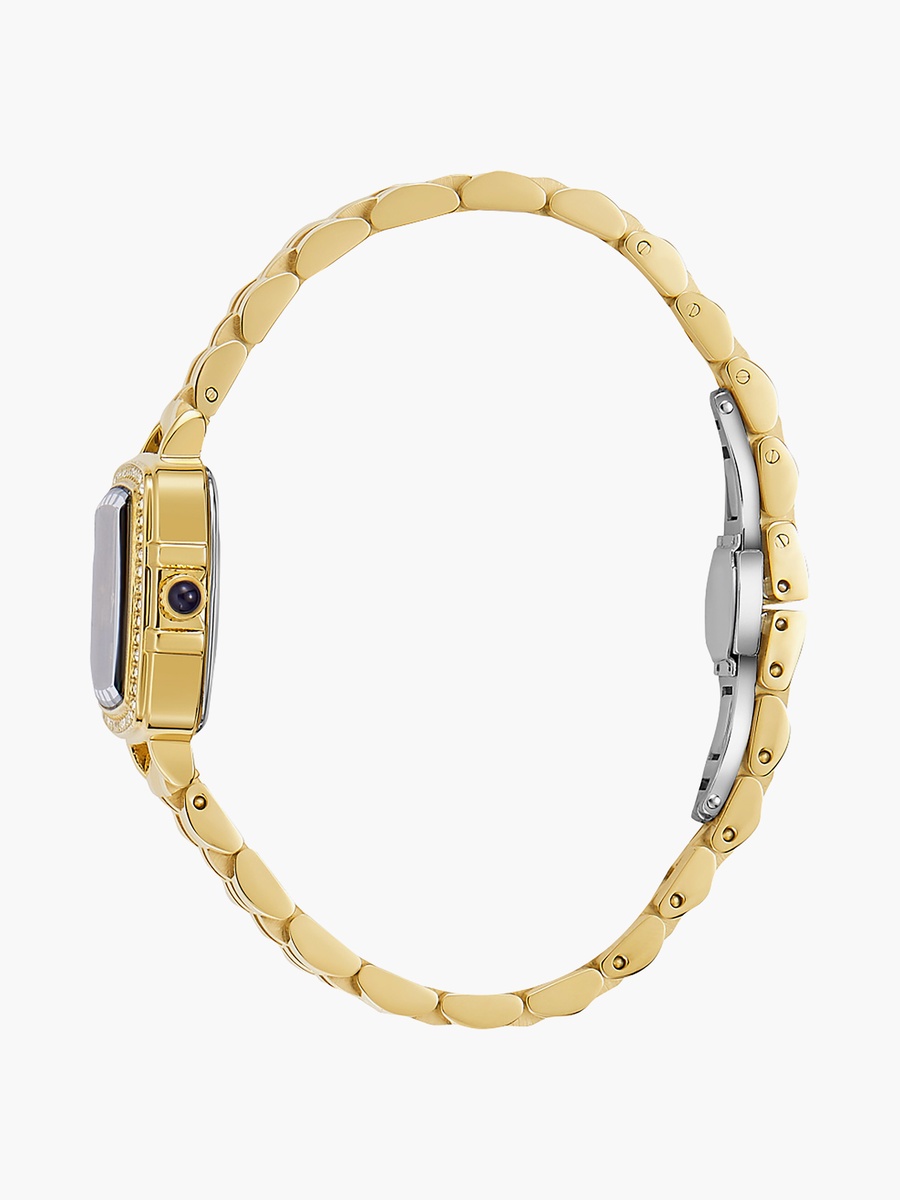 Women Analog Square 25 MM Metal Clasp Watch | SQ-CS014GT1S3