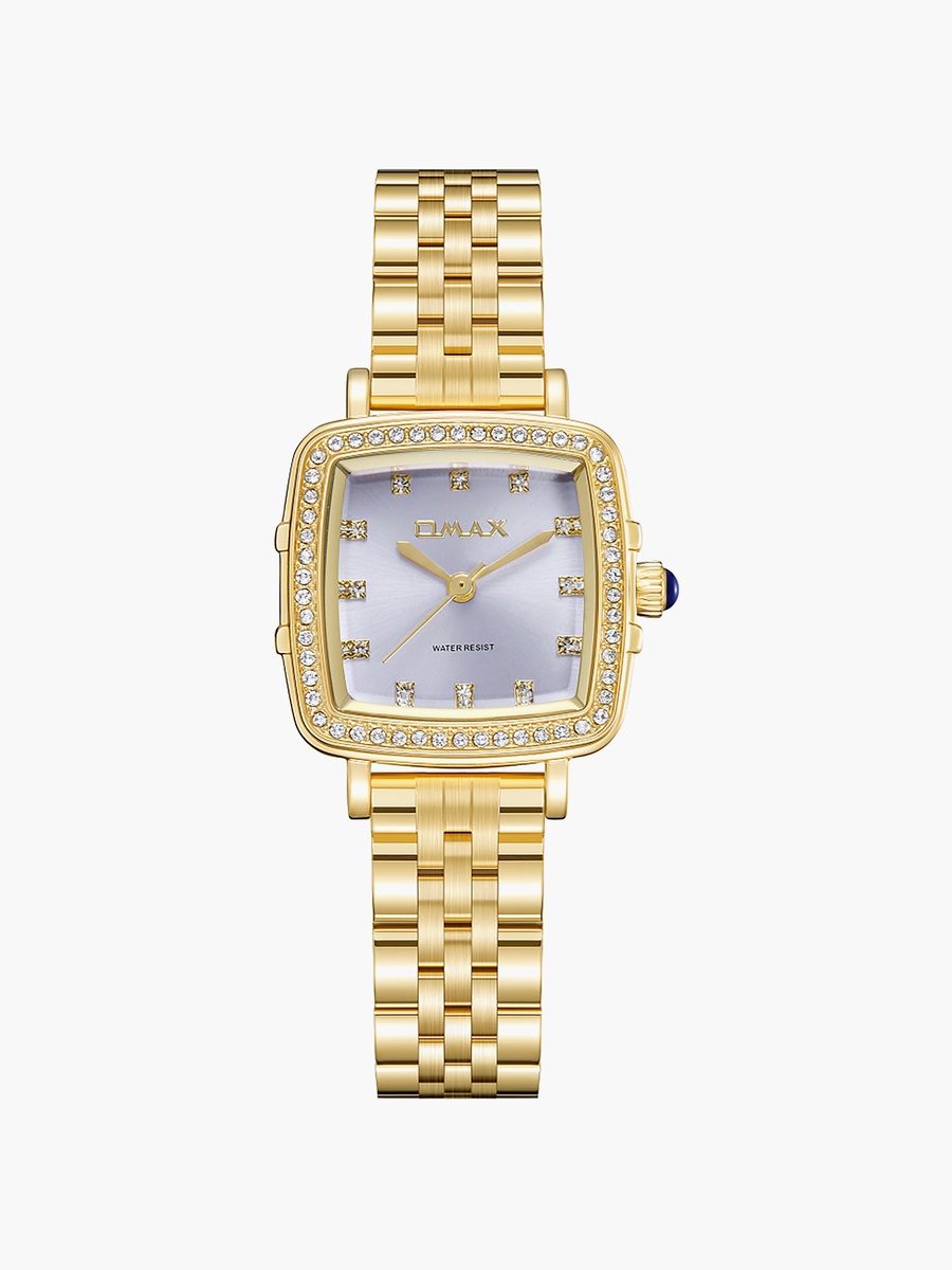 Women Analog Square 25 MM Metal Clasp Watch | SQ-CS014GZ1S3