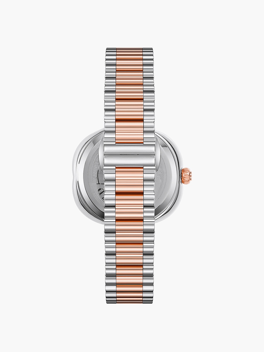 Women Analog Asymmetric 32 MM Metal Clasp Watch | SQ-CS016CZSS4