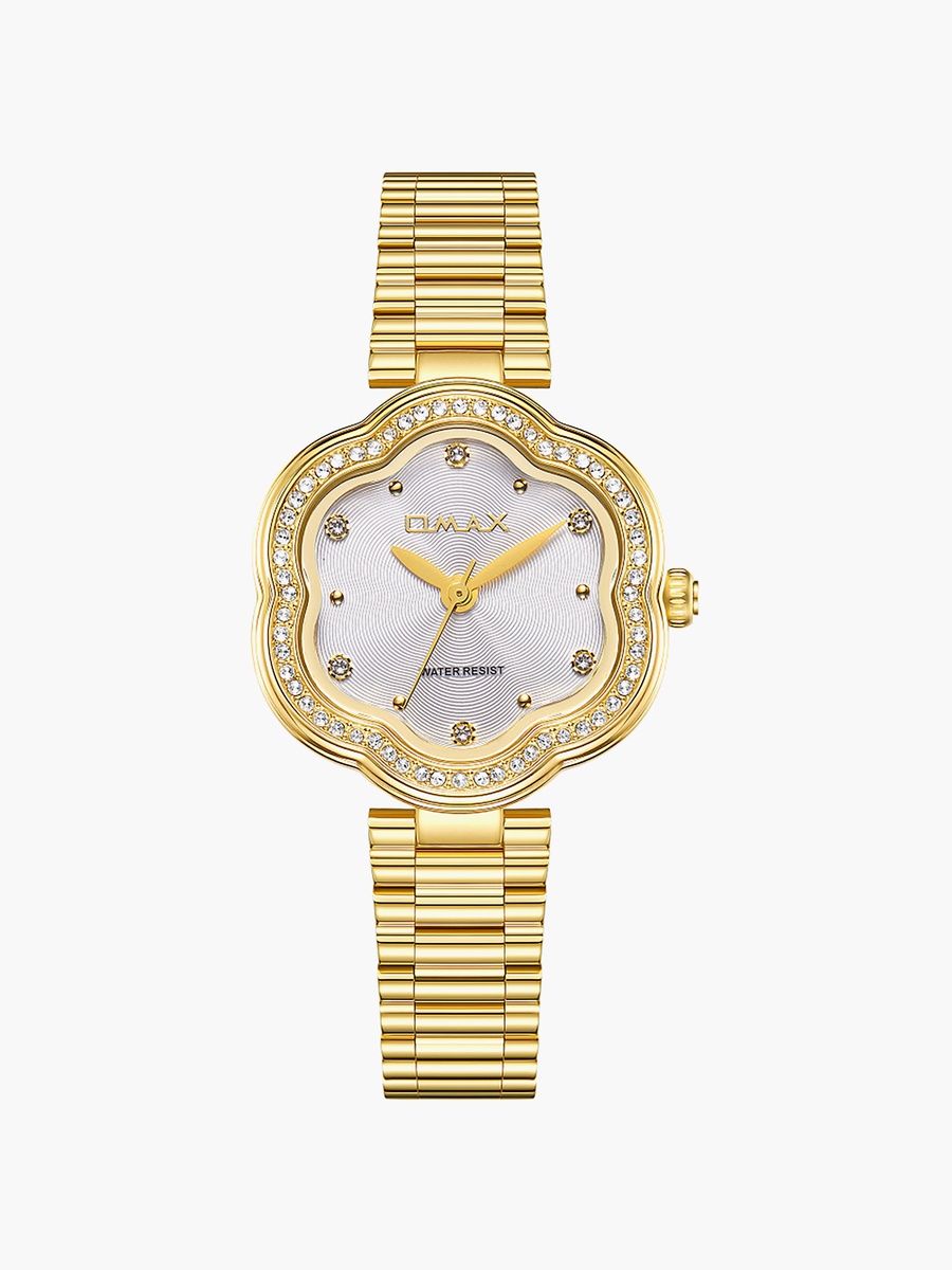 Women Analog Asymmetric 32 MM Metal Clasp Watch | SQ-CS016G31S3