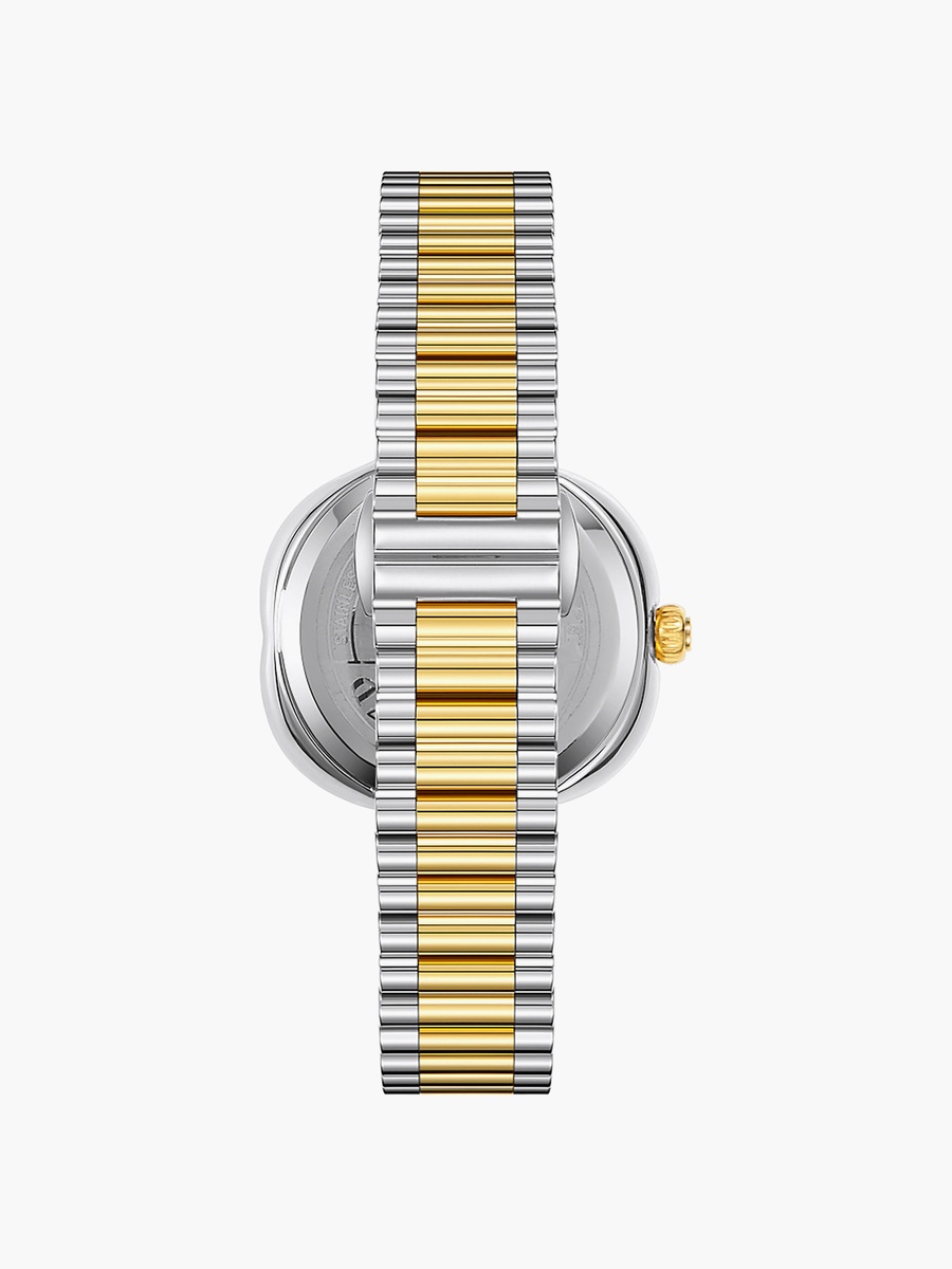 Women Analog Asymmetric 32 MM Metal Clasp Watch | SQ-CS016T3IS3