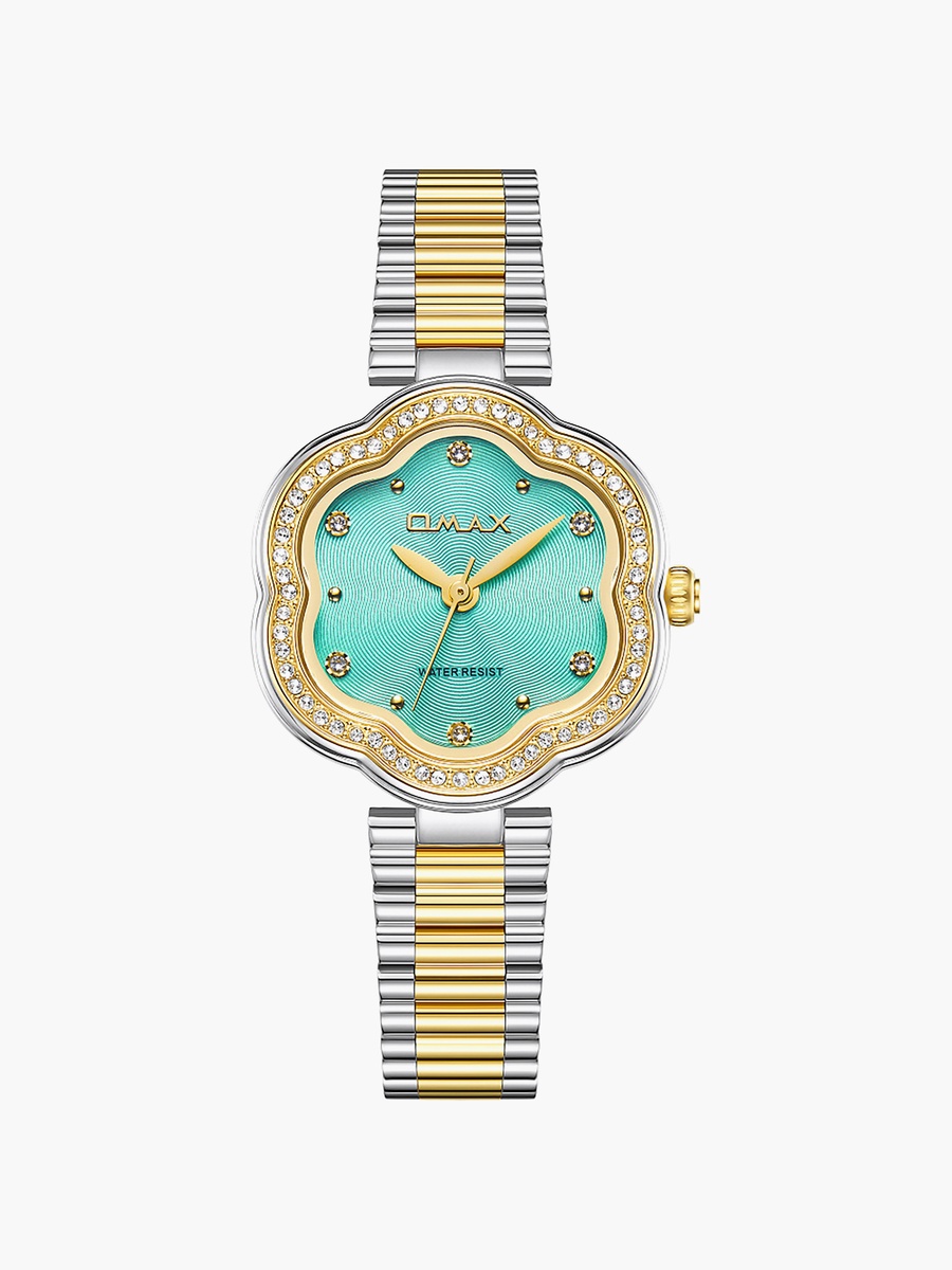 Women Analog Asymmetric 32 MM Metal Clasp Watch | SQ-CS016TTIS3