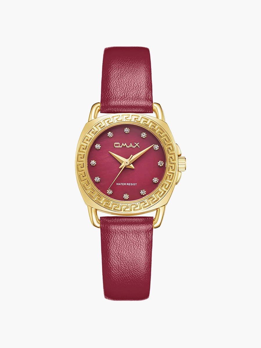 Women Analog Round 28 MM Strap Buckle Watch | SQ-BSL002G88S3