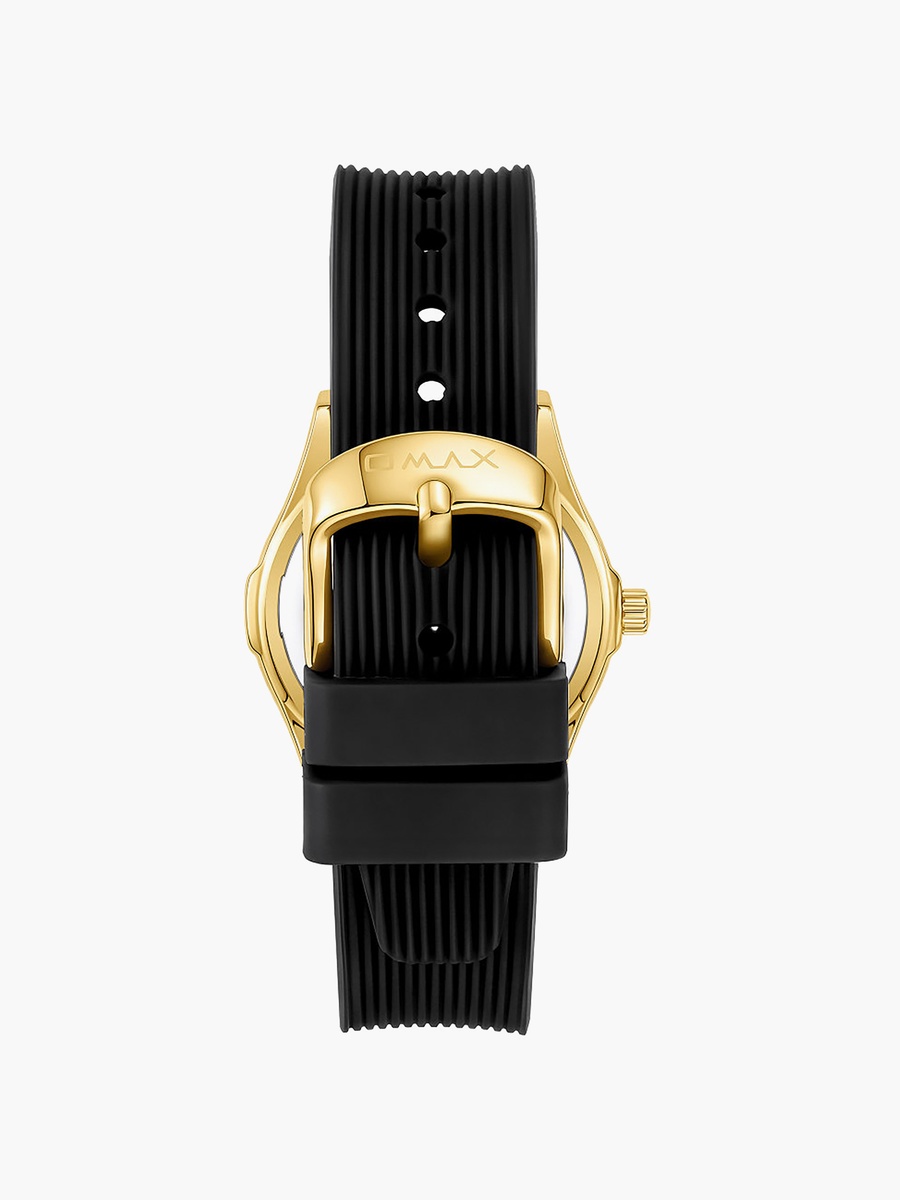 Women Analog Round 30 MM Strap Buckle Watch | SQ-BSS002G32I3