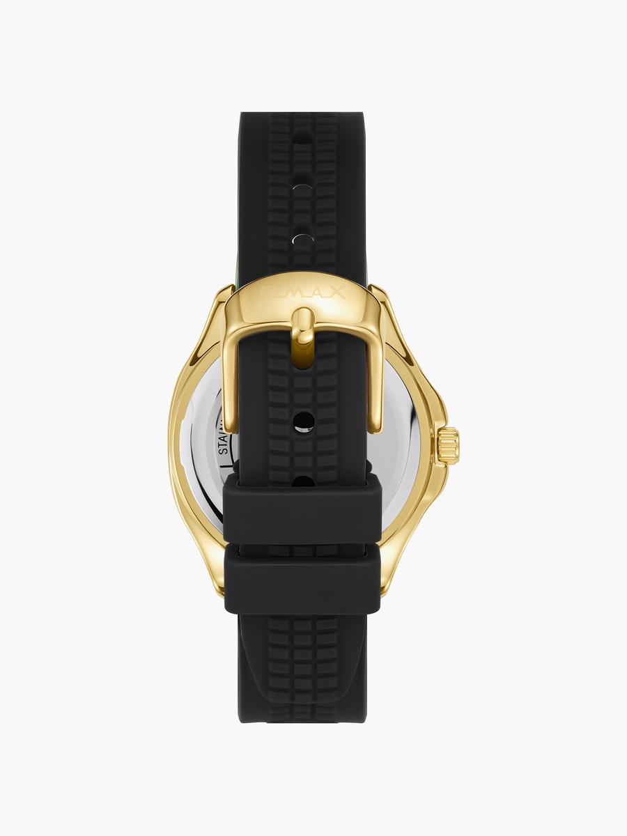 Women Analog Round 32 MM Strap Buckle Watch | SQ-BSS004G32I3