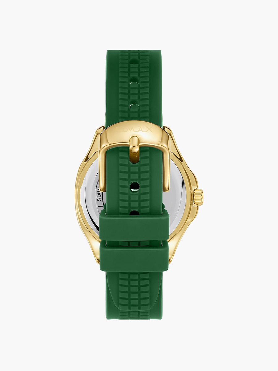 Women Analog Round 32 MM Strap Buckle Watch | SQ-BSS004GDWI3