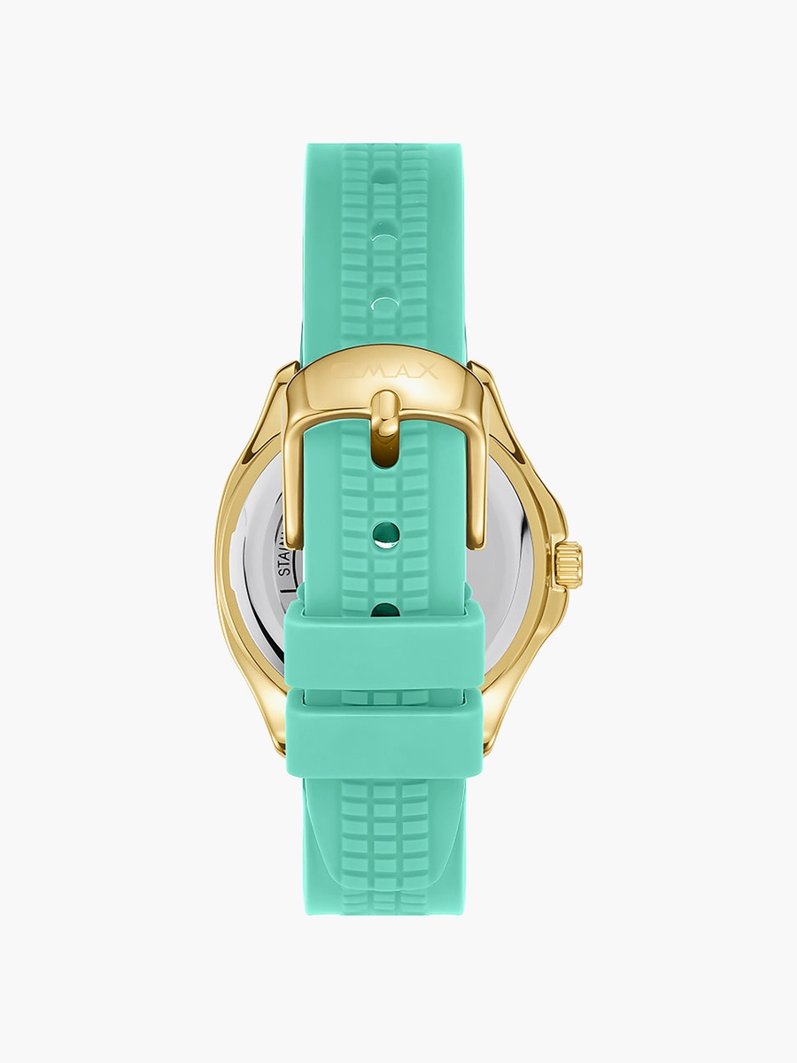 Women Analog Round 32 MM Strap Buckle Watch | SQ-BSS004GTTI3