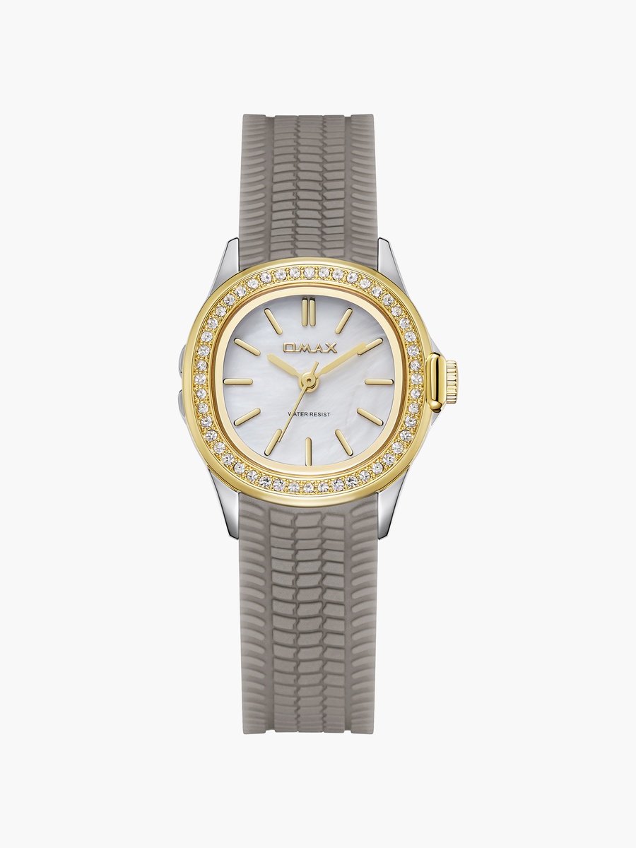 Women Analog Round 28 MM Butterfly Buckle Watch | SQ-ESS002T3QI3