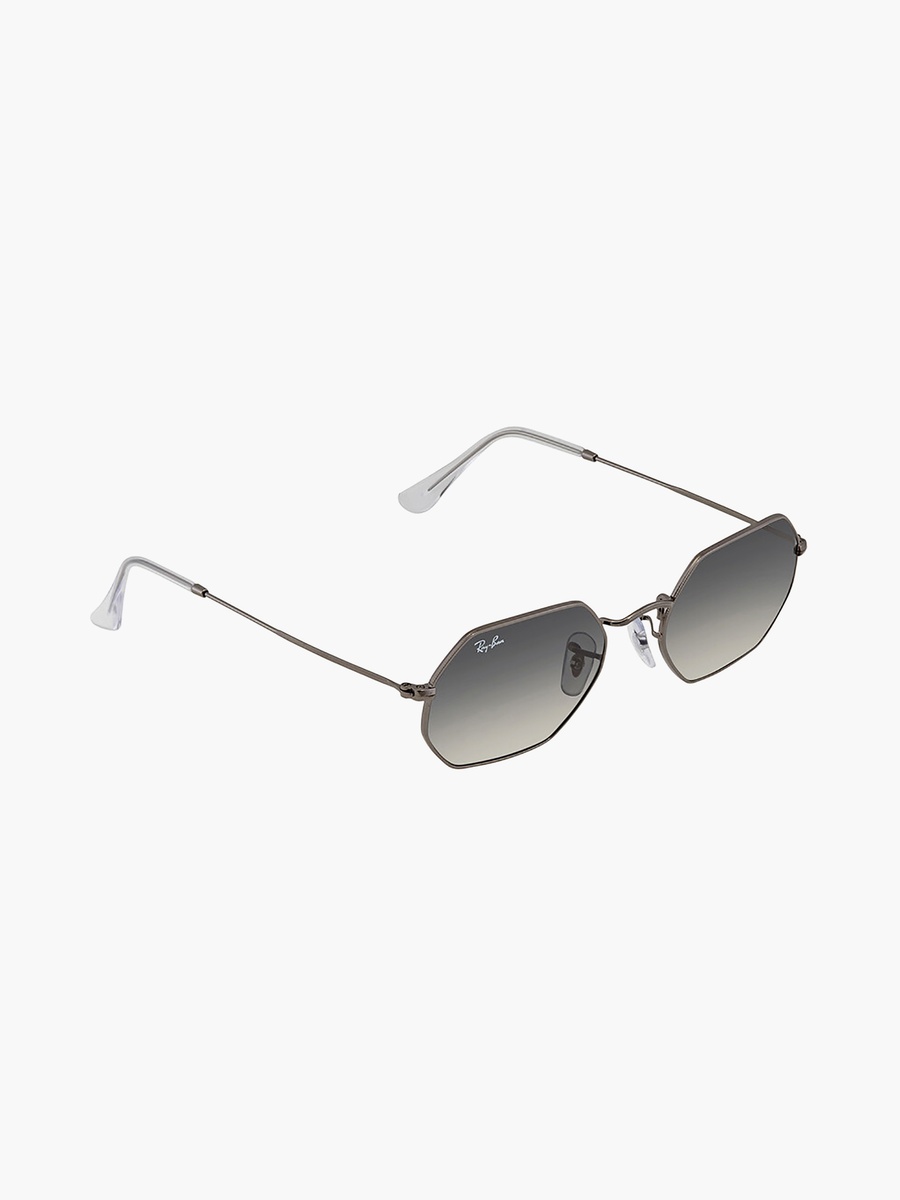 Unisex Rectangle Grey Sunglasses | 115129007